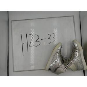 Pre-Owned Hip Hop Shoes Pastry Big Kid 2M Sneakers Leather  Glitter